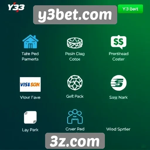 Métodos de pagamento aceitos na plataforma y3bet.com